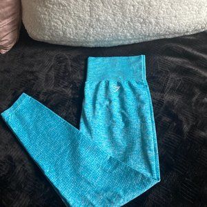 Gymshark Vital Seamless Leggings - Blue Marl sz XL